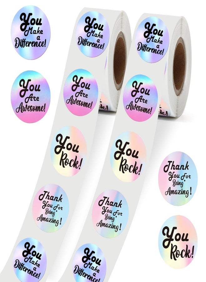 Tedux 1000 Pcs 1 Inch Motivational Stickers, Good Job Sticker in 4 Designs Styles, Reward Stickers for Kids Students Graduation Nurse - Image 1